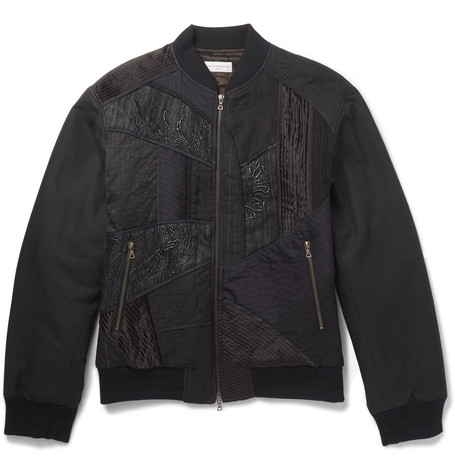 BNWT] Dries Van Noten Patchwork Bomber, Large | Styleforum