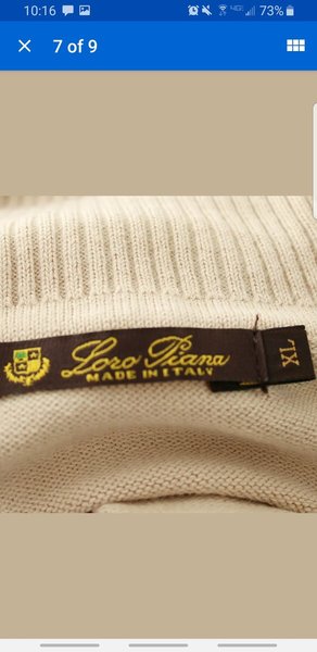 Is this a real Loro Piana sweater? Help appreciated | Styleforum