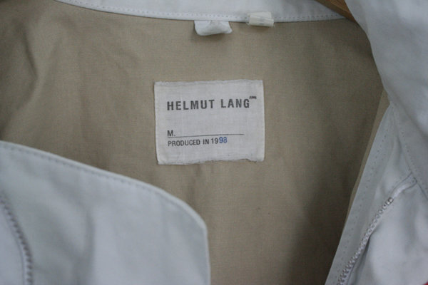 Helmut Lang White Resined M65 Field Jacket S S 1998 Styleforum
