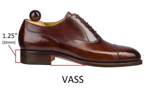 Men's dress shoes and heel height - which brand has the highest? |  Styleforum