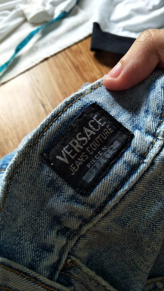 Versace Couture jeans fake real ahhh | Styleforum