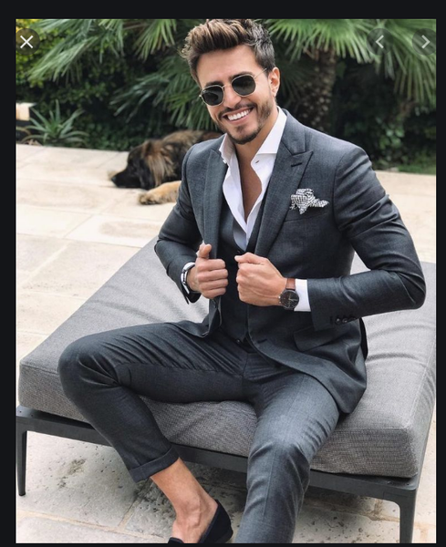 I can't make a dark / charcoal grey suit look casual. | Styleforum