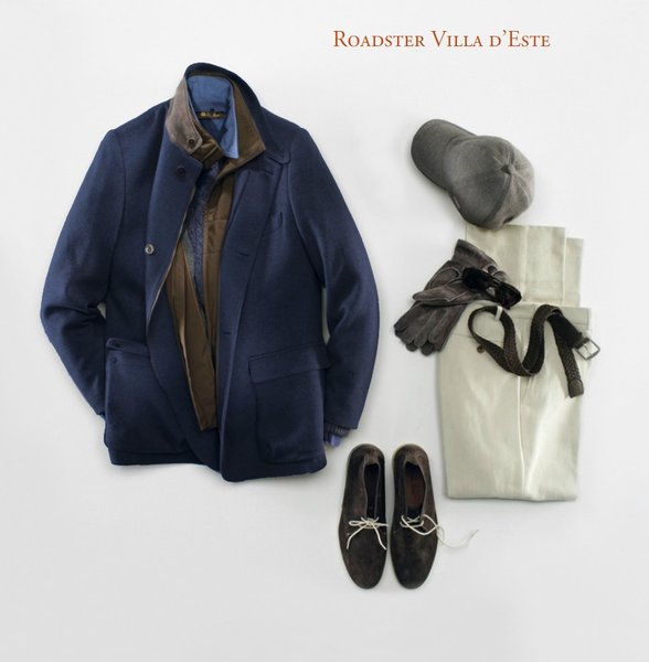 CityCenterDC - Loro Piana is delighted to introduce the latest items in  their series of iconic Roadster products. The Roadster Pebble Beach  Concours d'Elegance® jacket, crafted from Wind Stretch Storm System®, is