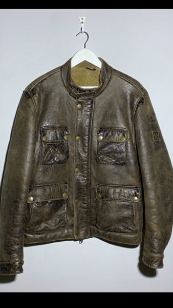 Rare Belstaff Brad Shearling Leather Jacket. | Styleforum
