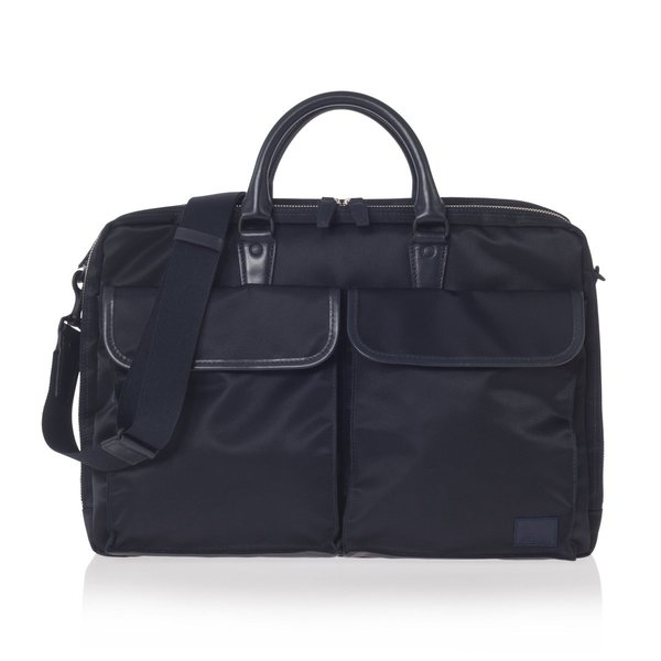 The Armoury by Porter Traveller’s Briefcase in Navy | Styleforum