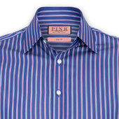 Thomas Pink savoy stripe shirt - button cuff