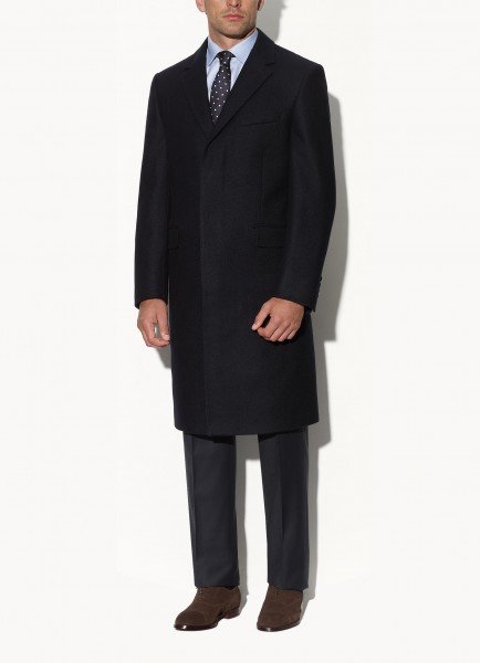 Crombie Fly-fronted Overcoat