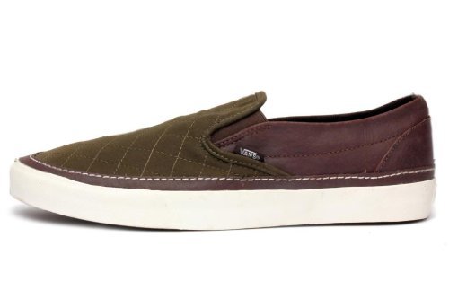Vans Footwear The Barbour Classic Slip On Sneaker,10.5,Green