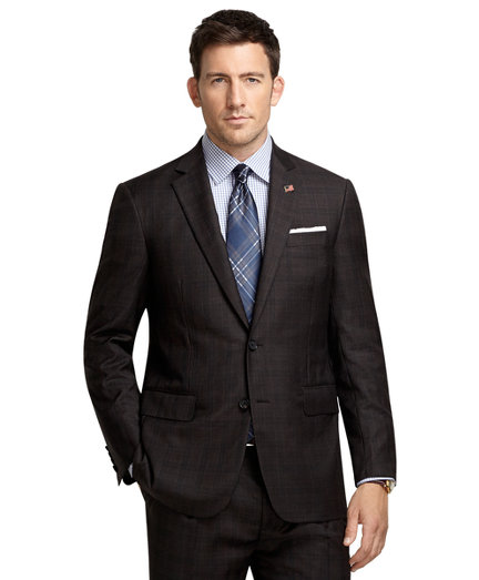 Brooks Brothers Madison Fit Saxxon Plaid Golden FleeceÂ® Suit