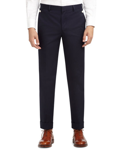 Brooks Brothers COTTON BUTTON POCKET TROUSERS
