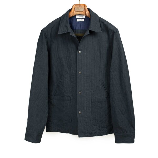 FUJITO_Made_in_Japan_Spring_Summer_2024_SS24_Work jacket in dark navy linen and cotton seersuc...jpg