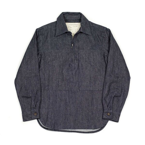 An_Irrational_Element_Fall_Winter_2024_FW24_Vintage_popover_zip_shirt_in_rinsed_cotton_and_sil...jpg