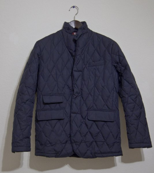 [SOLD] Boggi Quilted Navy Technical Blazer Sz S; ~38 | Styleforum