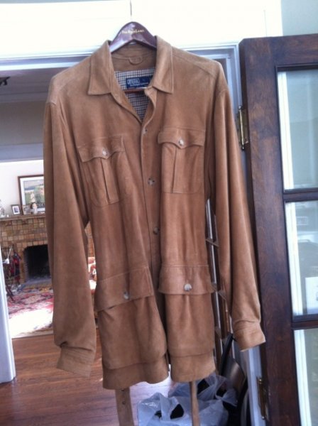 RARE** Polo Ralph Lauren Suede "Safari" Jacket (Large) | Styleforum