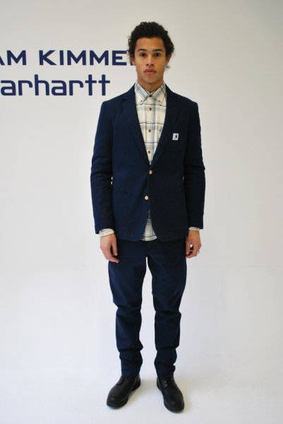 Adam Kimmel X Carhartt 2 Button Twill Blazer Navy Size Small S NEW |  Styleforum