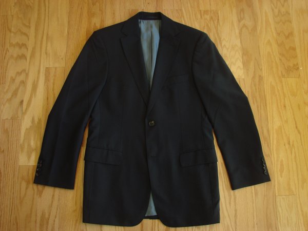 Hugo Boss Black Label Bertolucci/movie Navy Subtle Stripe 100% Virgin Wool  Blazer 38R $25.00 Shipped | Styleforum