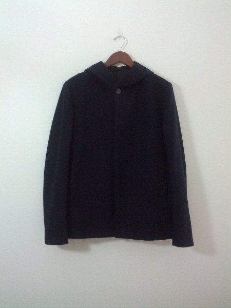 Cos hooded wool clearance coat