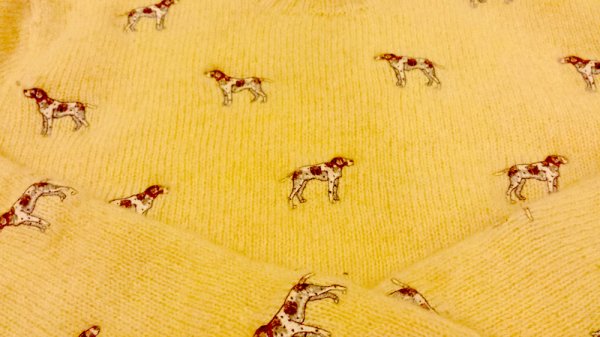 FS: Polo Ralph Lauren yellow dog wool sweater | Styleforum
