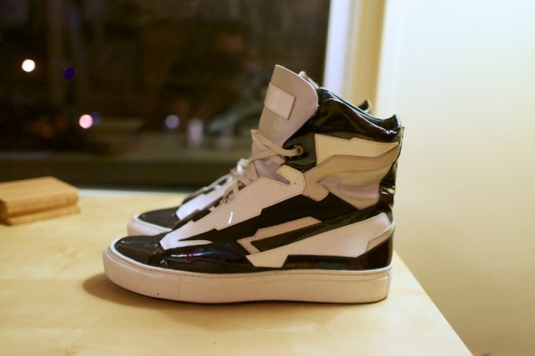 Raf Simons Holographic Space Sneakers Sz US7-7.5 | Styleforum