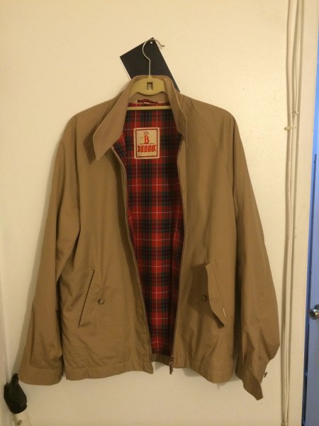 Harrington Jacket G4 Baracuta J Crew Slim Fit Mens 38 Khaki | Styleforum