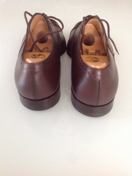 Price Drop NIB: John Lobb Seymour 9 EE Dark Brown Cap Toe shoes With Trees  | Styleforum