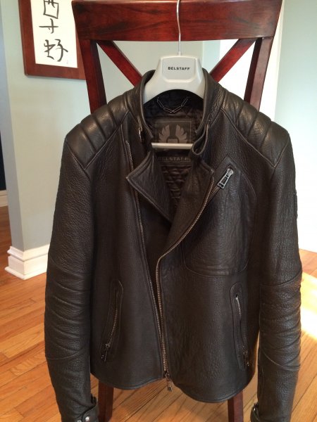 Belstaff Kendall Men's Black Leather Jacket Sz. 50 | Styleforum