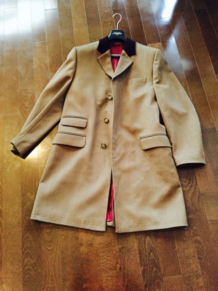 New Beautiful Covert Coat Charles Tyrwhitt 42R - No Reserve! | Styleforum