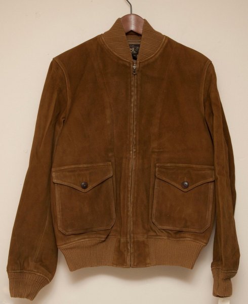 rrl deerskin jacket