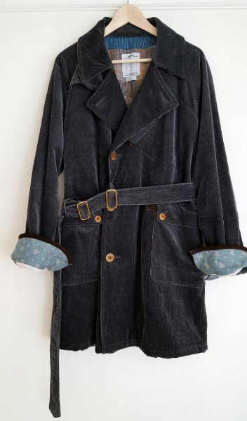 Visvim Hendee Trench Jacket Wale Corduroy Charcoal 3 Large