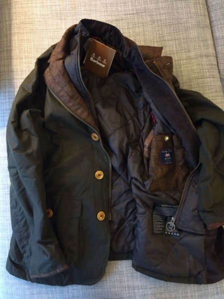 NWT Barbour Kempt Jacket Size Medium | Styleforum