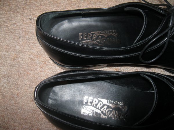 Salvatore Ferragamo Lavorazione Originale Black Shoes Size 10 D Worn twice  | Styleforum