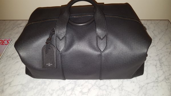 Louis Vuitton Glacier Taiga Leather Astralis 55 Duffle Bag