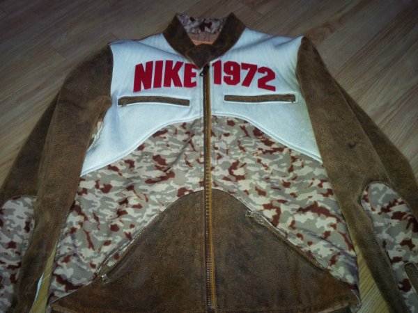 Nike X Dr Romanelli Custom Leaher/Camo Jacket Mega Rare Cost $2250 |  Styleforum
