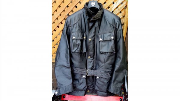 WTS BELSTAFF TROPHYMASTER JACKET WITH CE ARMOR. SIZE SMALL ( FOR  MOTORCYCLISTS) | Styleforum