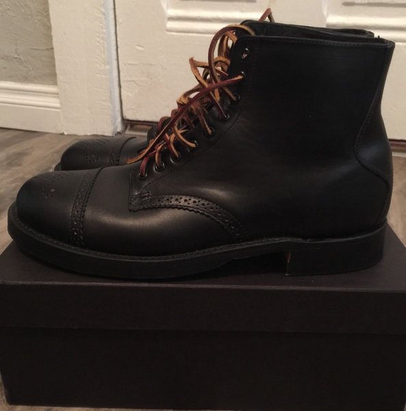 Yuketen Johnny Boot black 11.5 , Fits Like 12 New In Box | Styleforum