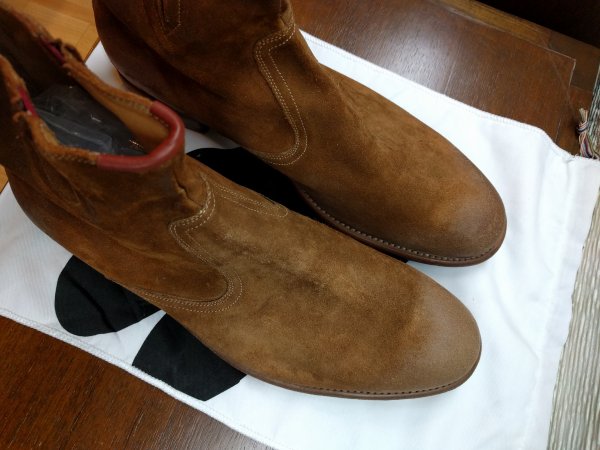 DROP) Paul Smith York Boots in Snuff Suede 9UK | Styleforum