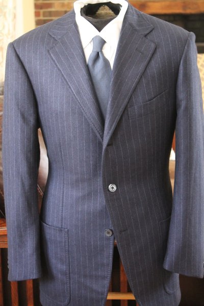 NOW HALF PRICE - UNDER $500 FOR SUITS!! TOP SHELF - ZILLI PARIS - Size  ~40/41 - Striped Suits - SUPE | Styleforum