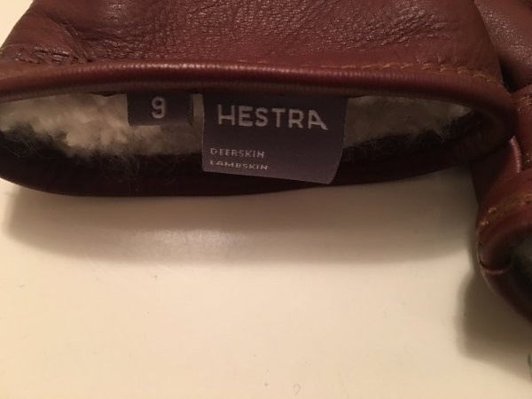 Hestra Deerskin/Lambskin Brown Gloves Size 9 | Styleforum