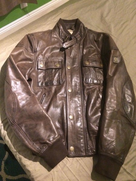Incredible Belstaff Leather Jacket. Sz. S. Blackbrown. $1,600 | Styleforum
