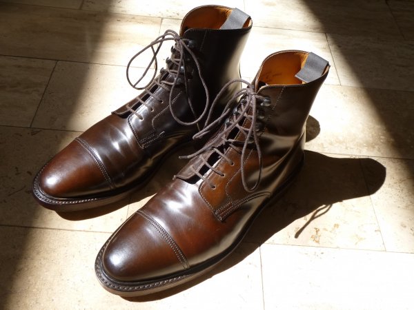 SOLD**Crockett & Jones Dark Brown Shell Cordovan Harlech Boots – 7E (UK) |  Styleforum