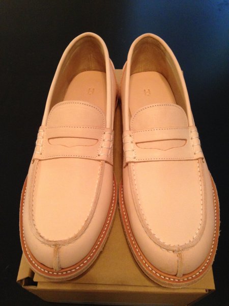 Hender Scheme Slouchy Loafers Natural, Size 6 | Styleforum
