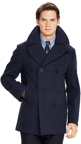 NEW Ralph Lauren Pea Coat Large Made in Italy $895 Wool Polo | Styleforum