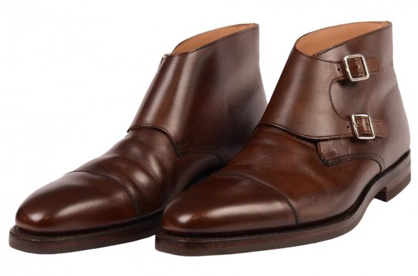 Crockett & Jones Camberley Monk Boots Size UK 7.5 brown CJ | Styleforum