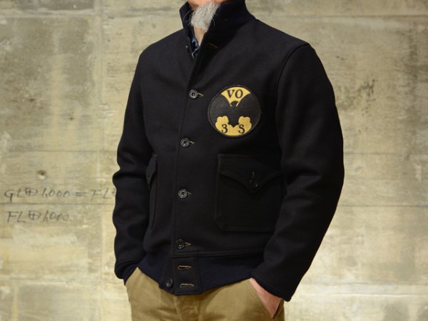 LAST PRICE DROP Freewheelers A1 navy wool jacket USN stencil