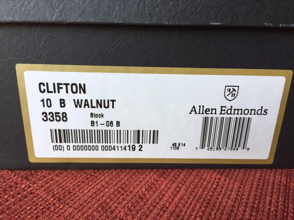 Allen Edmonds Clifton, Walnut, Size 10B | Styleforum