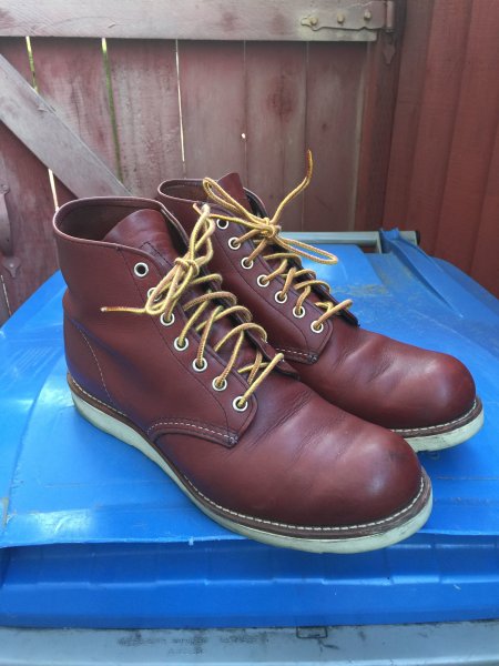 red wing heritage round toe