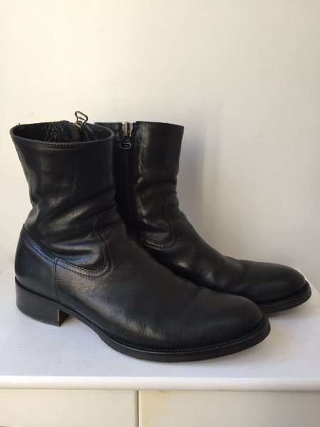 Buttero Brunello black side zip boots size EU 41.5 (fits US 9.5) |  Styleforum