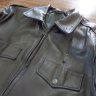 SOLD! POLICE ISSUED! Leather Motorcycle jacket. Thick, heavy, and beautiful!