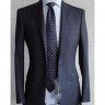 NEW Made in Italy for Ralph Lauren Black Label Solid Navy 2B Suit in 40R