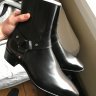 Story et Fall Black Calf Harness Boots